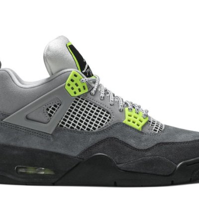 Mens Wmns Air Jordan 4 Retro SE Neon 95 CT5342 007