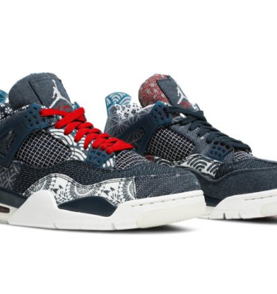 Mens Wmns Air Jordan 4 Retro SE Sashiko CW0898 400