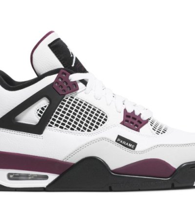 Mens Wmns Paris Saint-Germain x Air Jordan 4 Retro Bordeaux CZ5624 100