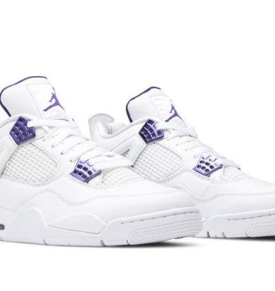 Mens Wmns Air Jordan 4 Retro Purple Metallic CT8527 115 / 408452 115