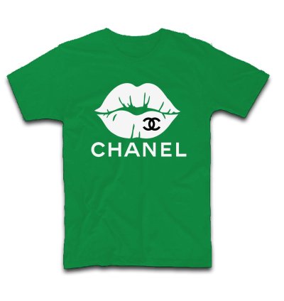 Chanel Lips Logo T-Shirt USA
