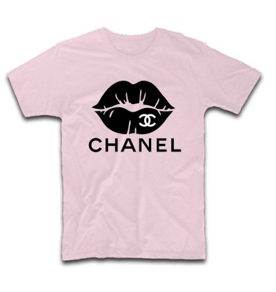 Chanel Lips Logo T-Shirt USA