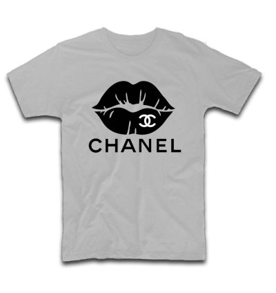 Chanel Lips Logo T-Shirt USA