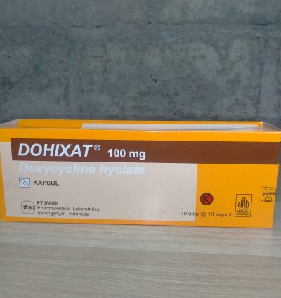 Doxycycline Hyclate 100mg Dohixat Original Product