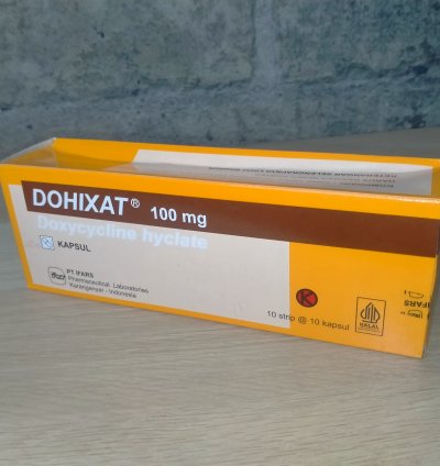 Doxycycline Hyclate 100mg Dohixat Original Product