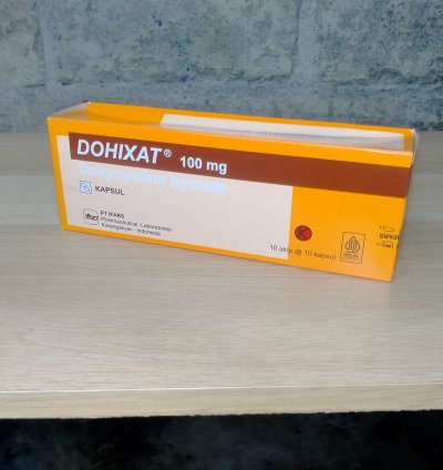Doxycycline Hyclate 100mg Dohixat Original Product