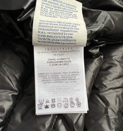 1100 Moncler Daniel Down Jacket Moncler Puffer Jacket