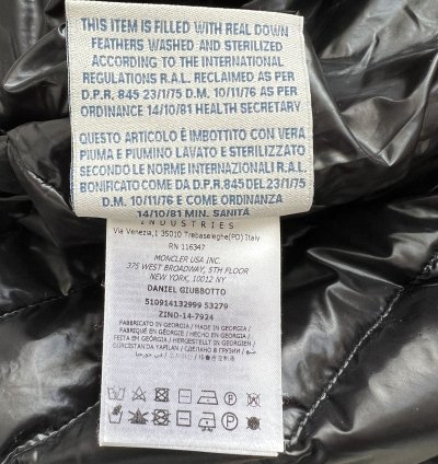 950 Moncler Daniel Down Jacket Lightweight Puffer Jacket