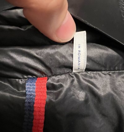 Black moncler puffer jacket