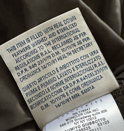 Brand new Moncler Samiyo puffer jacket