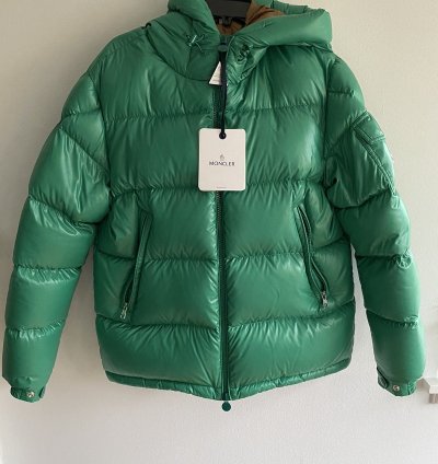 Green Moncler Ecrins Jacket BNWT Sz 2