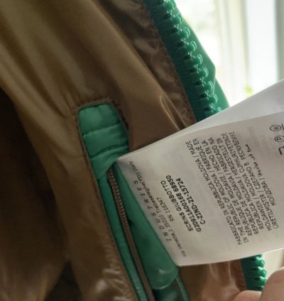 Green Moncler Ecrins Jacket BNWT Sz 2