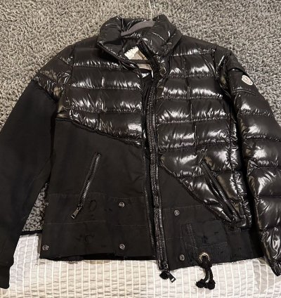 Greg Lauren Moncler Black Maya Down Jacket