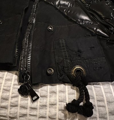 Greg Lauren Moncler Black Maya Down Jacket