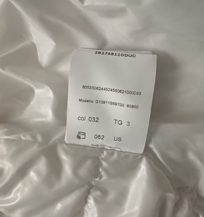 Mens New White Moncler Jacket (Size 3 ) 1 450