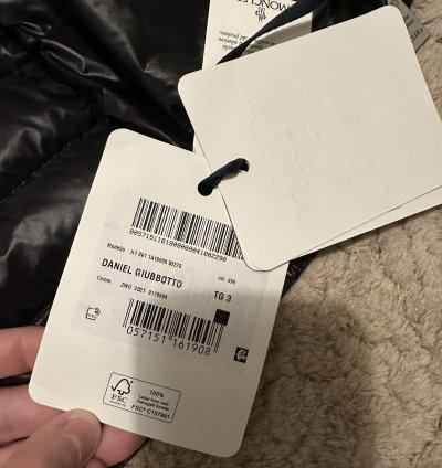 Micro Down Jacket Moncler Daniel Giubbotto