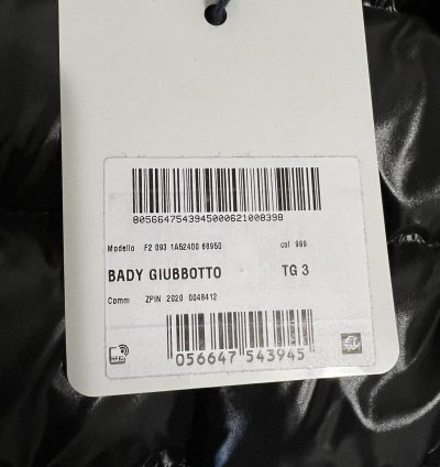Moncler Bady Short Down Jacket Size 3