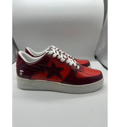 10 - Bathing Ape Bape Sta Low color camo red