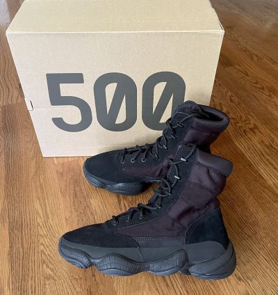 10 Yeezy 500 High Utility Black Boots Tactical Boot Military