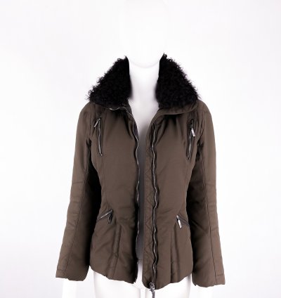 Moncler brown puffer jacket