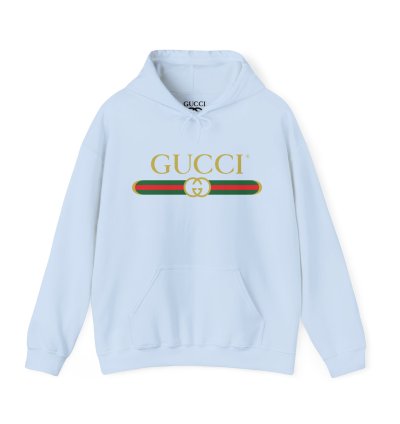 Gucci GG exclusive light blue Hoodie - Size USA