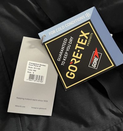 66 North Men Black Drangajokull GORE-TEX Parka