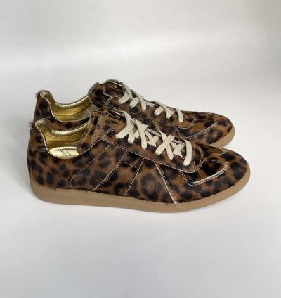 17 Leopard Print Fur GAT Sneakers