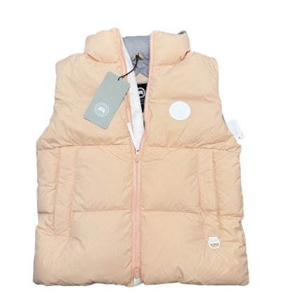 Authentic CANADA GOOSE Men Orange Puffer Vest Sz XL