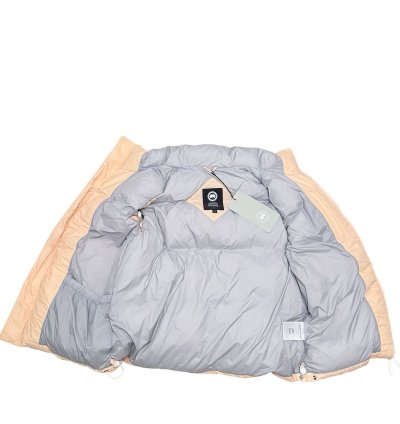 Authentic CANADA GOOSE Men Orange Puffer Vest Sz XL
