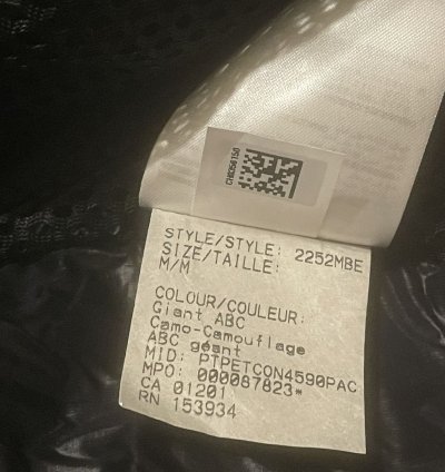 BAPE AND CANADA GOOSE CAMO PUFFER