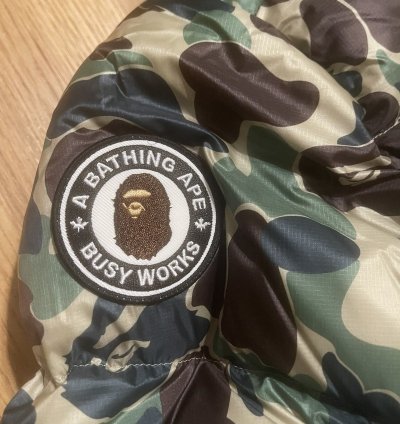 BAPE AND CANADA GOOSE CAMO PUFFER