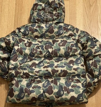 Bape Canada Goose ABC Camo Crofton Puffer Jacket