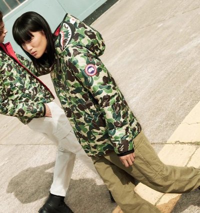 Bape Canada Goose Concepts Crofton Shark Jacket