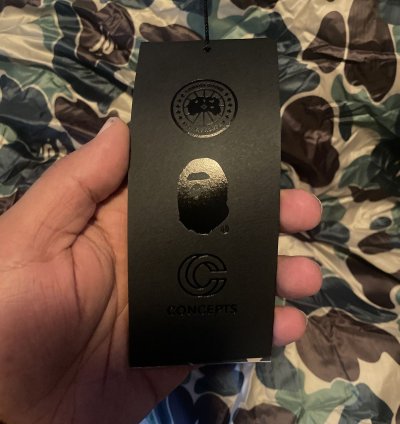 Bape Canada Goose Concepts Crofton Shark Jacket