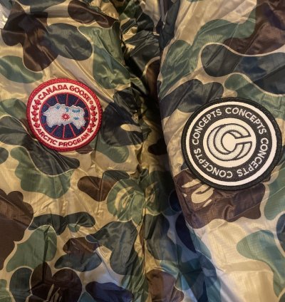 Bape Canada Goose Concepts Crofton Shark Jacket