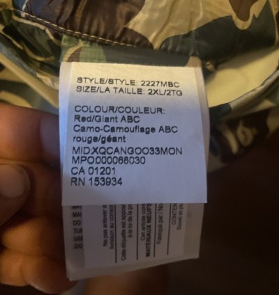 Bape Canada Goose Concepts Crofton Shark Jacket