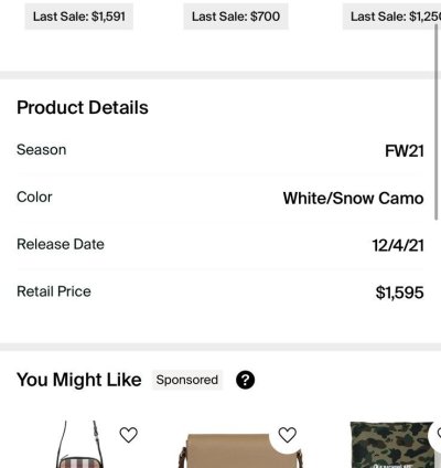 BAPE Canada Goose Concepts Expedition Jacket