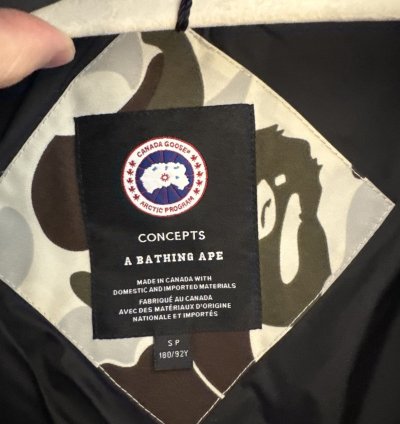 BAPE Canada Goose Concepts Expedition Jacket
