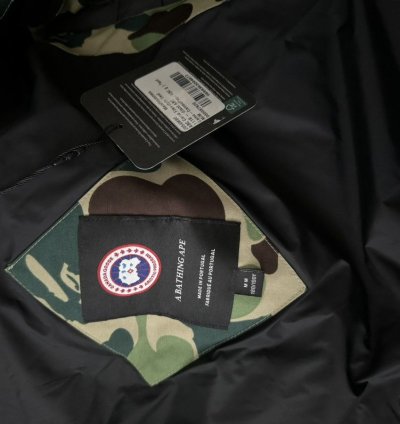 Bape Canada Goose Freestyle Camo Vest