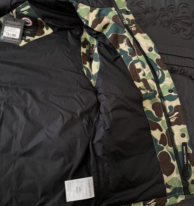 Bape Canada Goose Freestyle Camo Vest