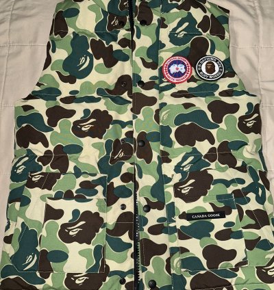 Bape Canada Goose Freestyle Vest