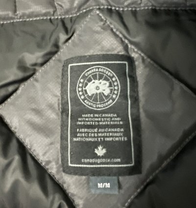 Black badge Canada goose jacket