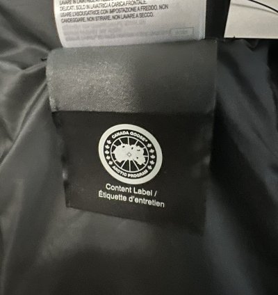 Black badge Canada goose jacket