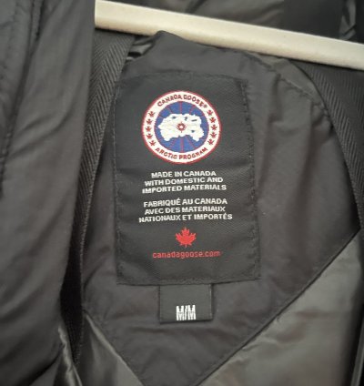 Black Canada Goose Toronto Down Jacket Sz Medium
