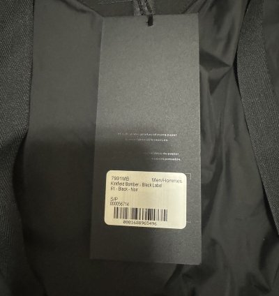 Black Label Bomber - (New )
