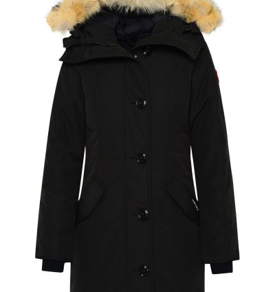 Black Nylon Cg Rossclair Parka