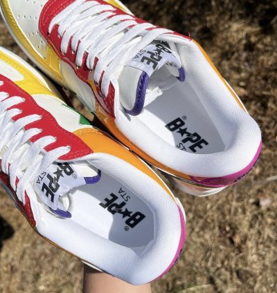 2013 Bathing Ape Baby Milo Multi Patent Leather Bapesta