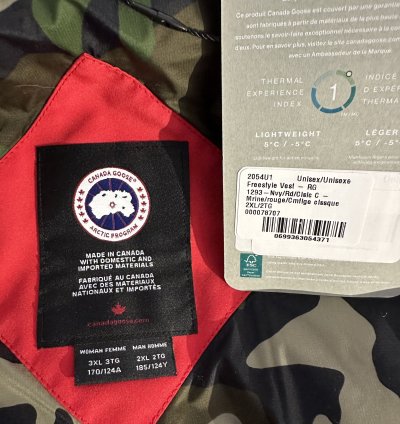 BOGO Canada Goose Freestyle Vest