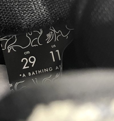 2020 Bape Bathing Ape Bapesta Low Snakeskin Grey Black