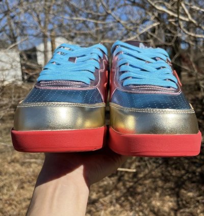 2021 Bathing Ape Metallic Red Blue Roadsta